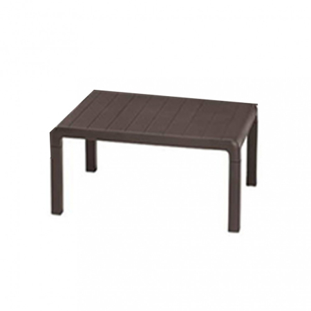Curver Set mobilier de grădină Delano, blat maro cu perne [3]