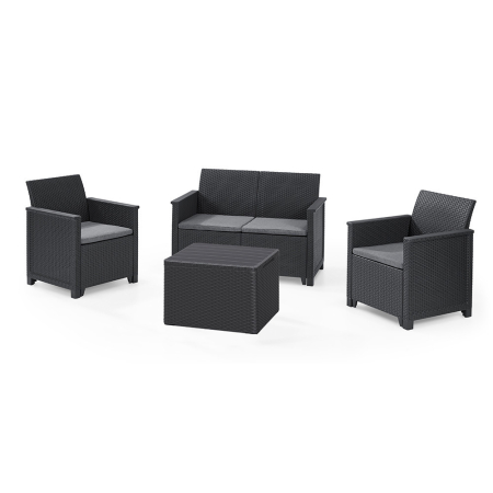 Mobilier grădină - Curver Set mobilier de grădină Elodie cu masă cu perne