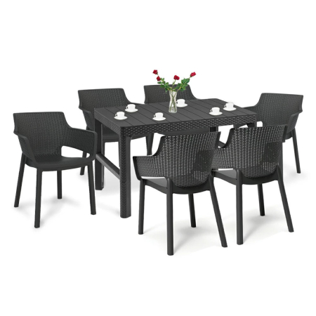 Set mobilier grădină - Curver Set mobilier de grădină Evyon 6 în 1