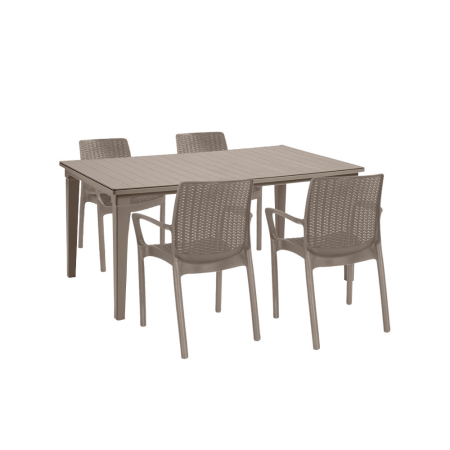 Mobilier grădină - Curver Set mobilier de grădină Fubali 4 în 1