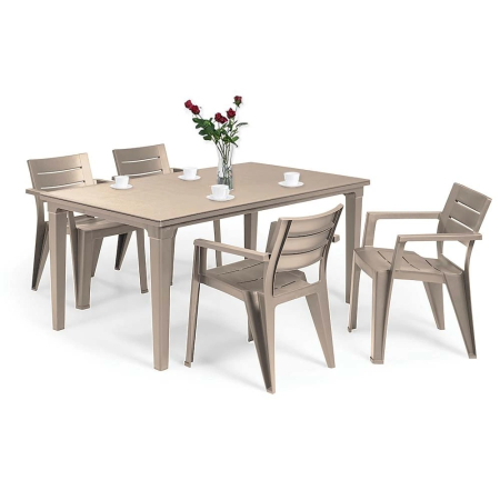 Mobilier grădină - Curver Set mobilier de grădină Fujuli 4 în 1