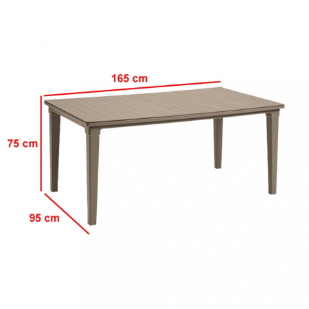 Curver Set mobilier de grădină Futura 6 în 1 [2]