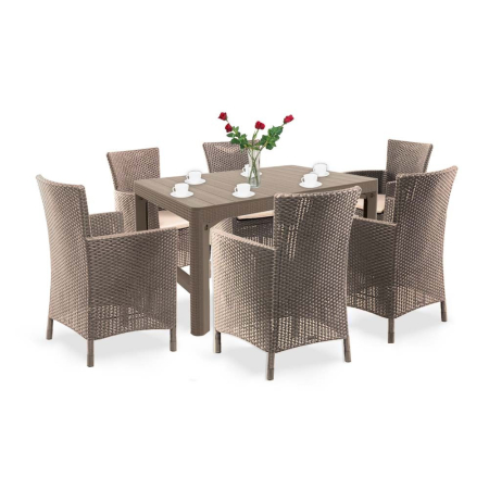 Curver Set mobilier de grădină Liowa 6 în 1 [4]