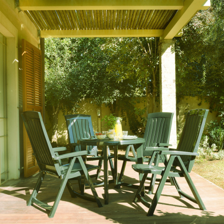 Curver Set mobilier de grădină Lisaro 4+1, verde [2]