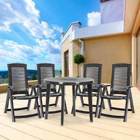 Curver Set mobilier de grădină Lisaro 4 în 1 [3]