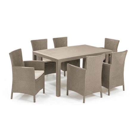 Grădină - Curver Set mobilier de grădină Meliowa pentru 6 persoane