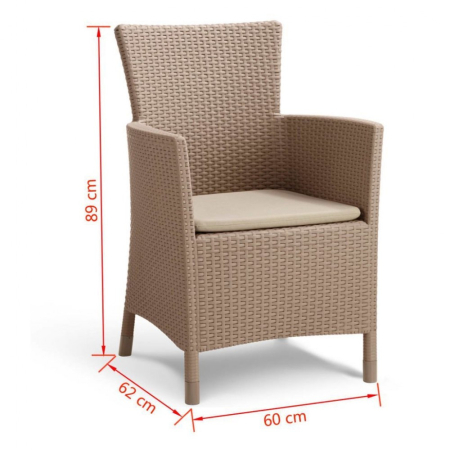 Curver Set mobilier de grădină pentru balcon Corowa [2]