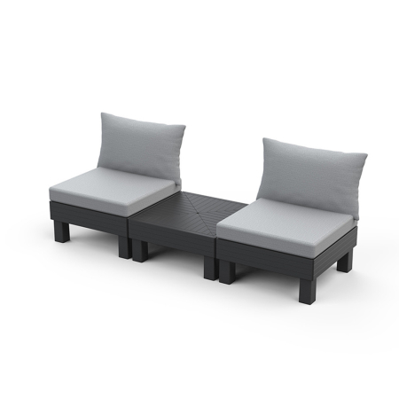 Produse temporar indisponibile - Curver Set mobilier de grădină pentru balcon Elements