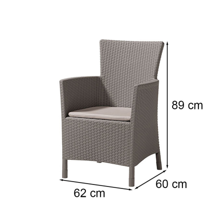 Curver Set mobilier de grădină pentru balcon Iowa II cu masă [3]