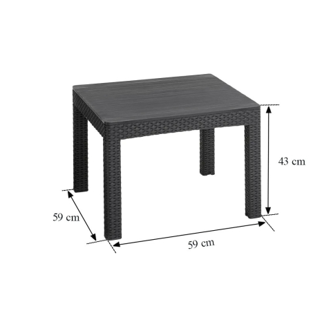 Curver Set mobilier de grădină pentru balcon Salvador [4]