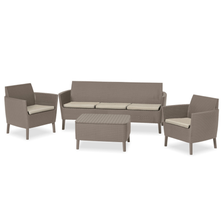 Curver Salemo Big II duo set de mobilier de grădină cappuccino [1]