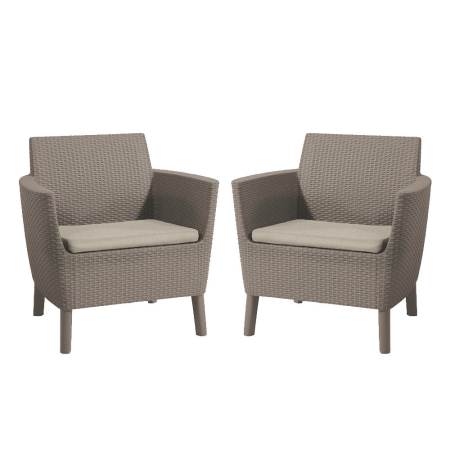 Curver Salemo Big II duo set de mobilier de grădină cappuccino [6]