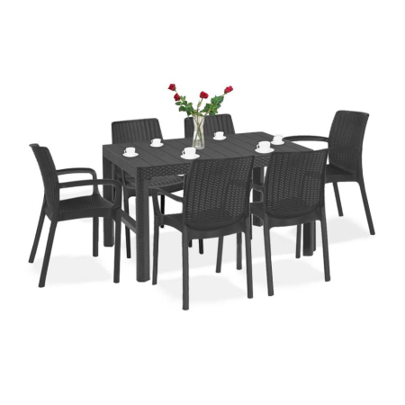 Produse temporar indisponibile - Curver Set mobilierr de grădină Balion 6 în 1