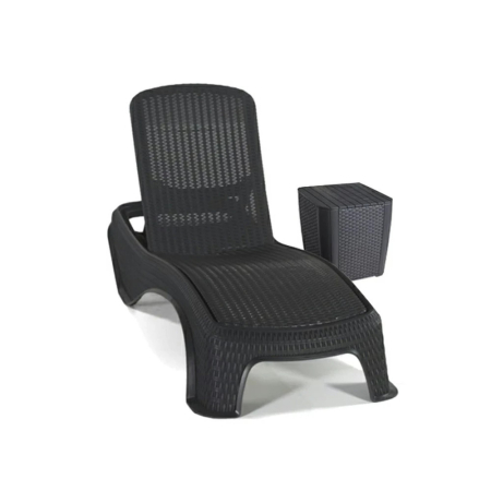 Curver Set șezlonguri de grădină Atlantic cu masă Luzon [1]