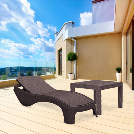 Curver Set șezlonguri de grădină Atlantic cu masă Rosario [3]