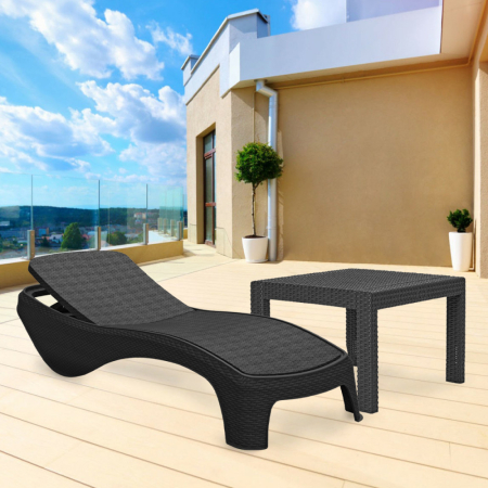 Curver Set șezlonguri de grădină Atlantic cu masă Rosario [1]