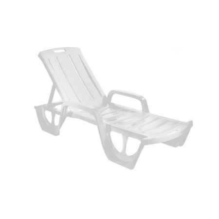 Mobilier grădină - Curver Șezlong de grădină Florida alb