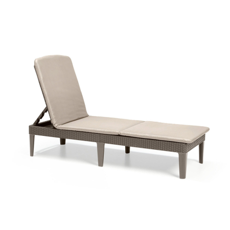 Curver Șezlong de grădină Jaipur cu pernă [5]