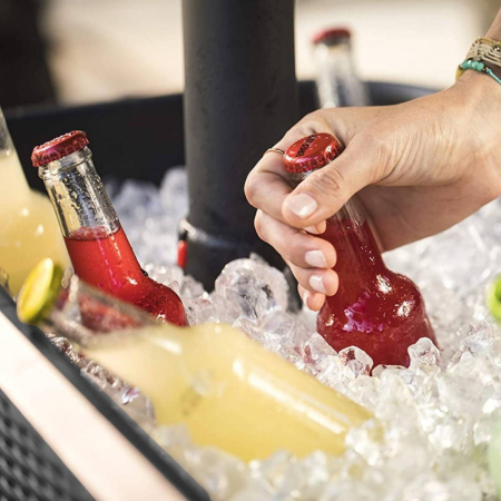Curver Suport de băuturi de grădină Bevy Cool bar, masă, model Graift [4]