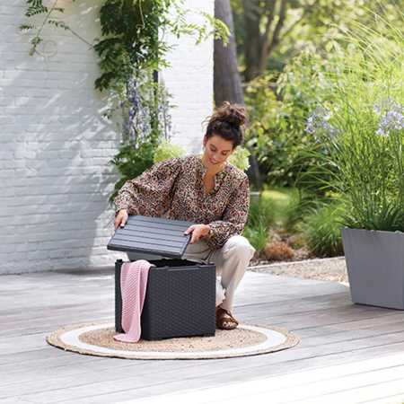 Curver Vigo masă de depozitare pentru grădină grafit [1]