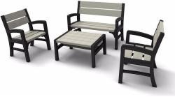 Produse temporar indisponibile - Curver WLF Set bancă set mobilier de grădină