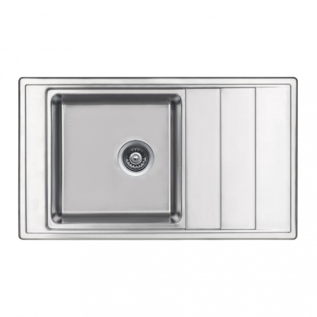 Produse temporar indisponibile - Deante Bolero chiuvetă inox cu bazin + tavă de scurgere