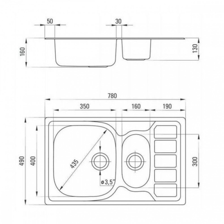 Deante Suflet cu o chiuvetă bazin cu tavă de scurgere, spălător de fructe, satin [1]