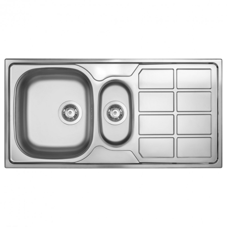 Produse temporar indisponibile - Deante Soul 1,5 chiuvetă din oțel cu tavă de scurgere, satinată