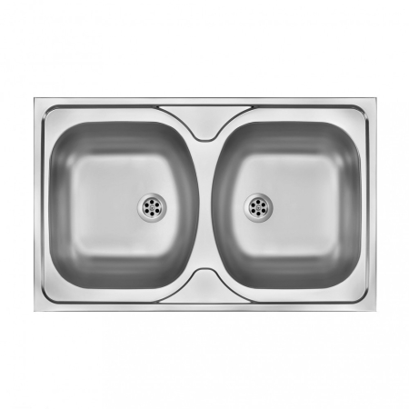 Produse temporar indisponibile - Deante Tango chiuvetă din oțel inoxidabil cu două chiuvete satin 50 cm