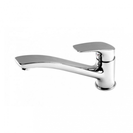 Produse temporar indisponibile - Deante Robinet de chiuvetă Cynia, crom. Lungime gura de scurgere: 20 cm Înălțime robinet: 15 cm