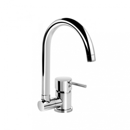 Produse temporar indisponibile - Deante Robinet mixer pentru chiuvetă Aster cu gura de scurgere reglabilă, crom.