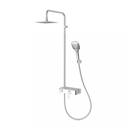 Produse temporar indisponibile - Deante Set de dus Cascada Werbena cu robinet, monocomand, crom