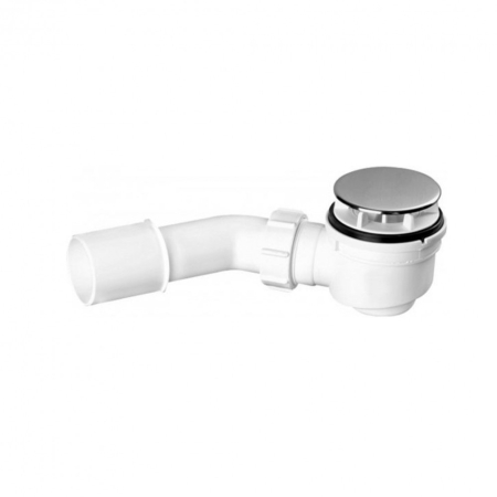 Produse temporar indisponibile - Deante Sifon de duș Easy-Clean cu diametrul de 50 mm, crom/alb