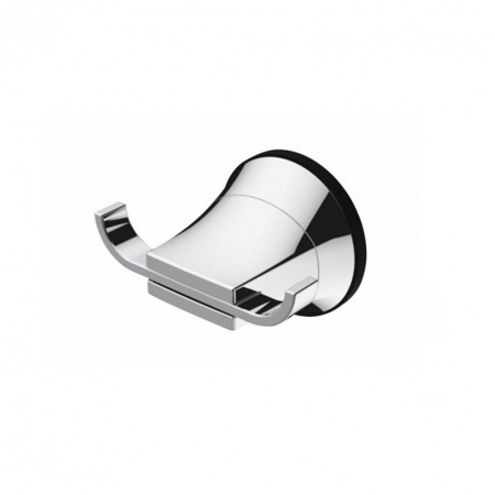 Produse temporar indisponibile - Deante Suport dublu pentru prosoape cu ventuză, crom
