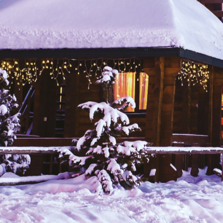 Produse temporar indisponibile - DekorTrend Gheață spumante icicle în alb cald și rece 101