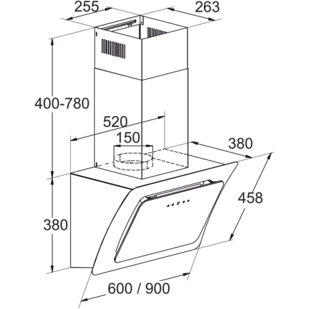 Focus Hota de bucatarie Sycylia 60 BL 78 W [2]