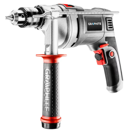 Produse temporar indisponibile - Graphite BURGHIU CU IMPACT 850W, 0-3000/MIN, MANDRINĂ 13MM, GRAFIT