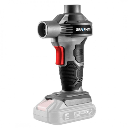 Produse temporar indisponibile - Graphite POMPĂ FĂRĂ FIR, SUFLANTĂ-ASPIRAȚIE ENERGY+ 18V, LI-ION, FĂRĂ BATERIE!!!, GRAFIT