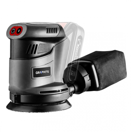 Aparat bricolaj - Graphite ȘLEFUIT ORBITAL FĂRĂ ACUMULATOR ENERGY, 18V, 125MM, FĂRĂ BATERIE!, GRAFIT