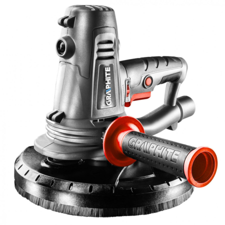 Produse temporar indisponibile - Graphite ȘLEFUITOR DE PERETE 1050W, 225MM, CU SISTEM DE EXTRAGERE A PRAFULUI, GRAFIT