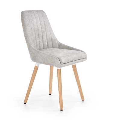 Outlet - Halmar K-284 gri deschis scaun de luat masa