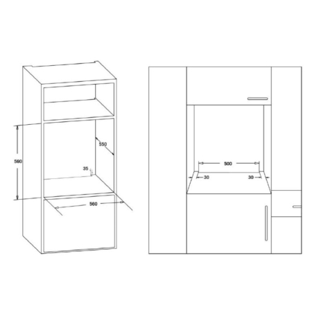 Homefort Cuptor încorporat HOMEFORT HSB64DGX [6]