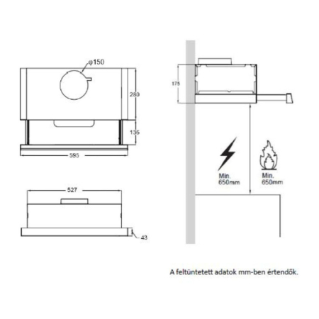 Homefort Hotă HOMEFORT HPK611W [4]