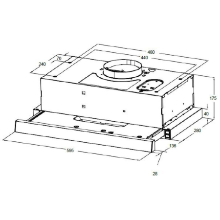 Homefort Hotă HOMEFORT HPK611W [3]