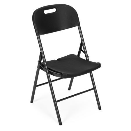 Homelux 2 bucăți scaun pliabil negru [1]