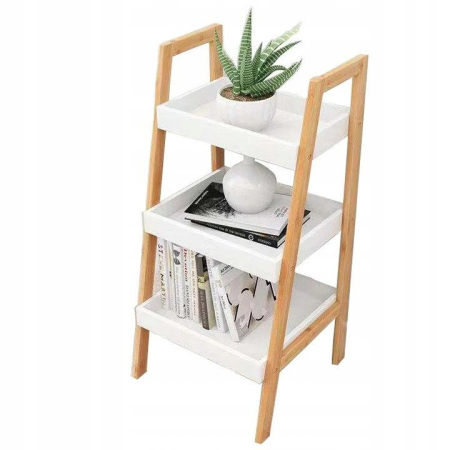 Homelux Bibliotecă cu cadru din bambus 34,5x31x71 cm [6]