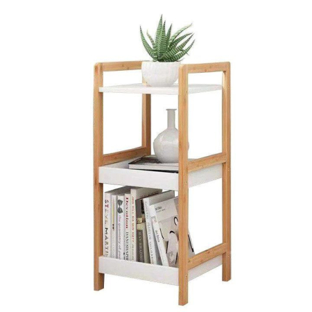 Mobilier pentru living - Homelux Bibliotecă cu ramă din bambus 29x30,5x72 cm