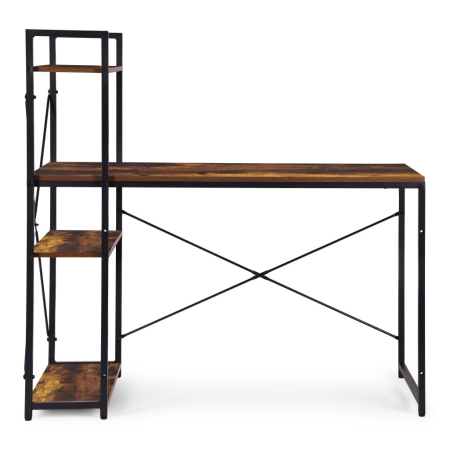 Homelux Birou 120x60 cm cu 3 rafturi Loft Style [3]