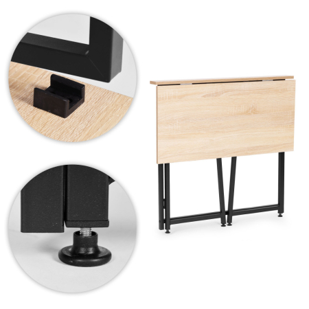 Homelux Birou pliabil 80x45 cm stil Loft [7]
