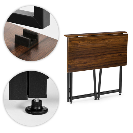 Homelux Birou pliabil 80x45 cm stil Loft [7]